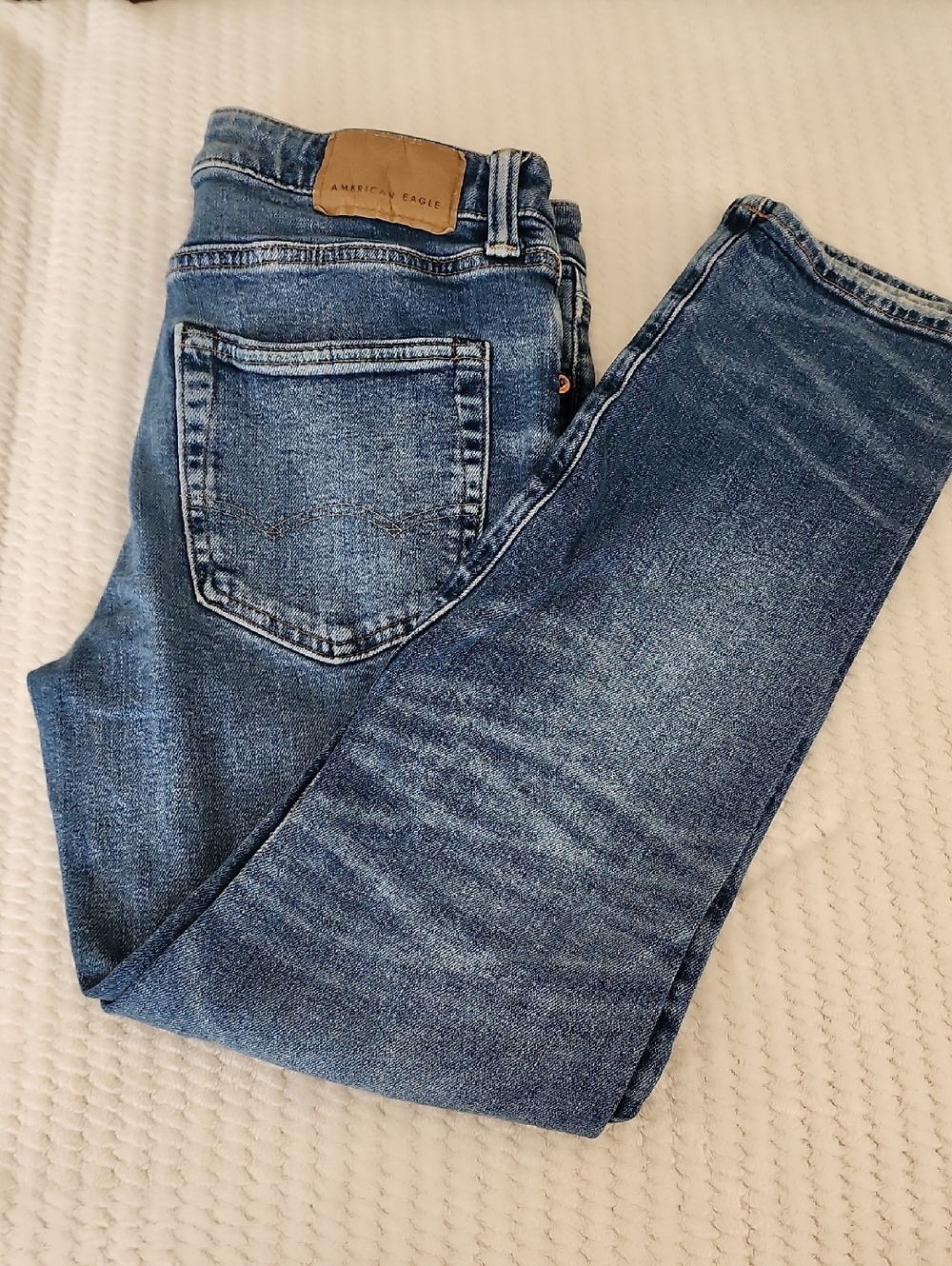Amerian Eagle  Airflex+ Slim Straight Blue Jeans